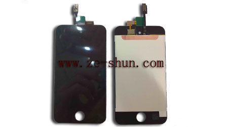 Aucun remplacement d'écran d'affichage à cristaux liquides d'iPod de tache lumineuse pour le noir complet d'affichage à cristaux liquides du contact 4 d'iPod