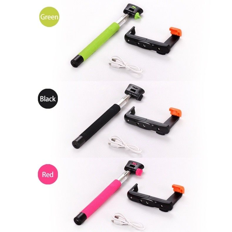Mobile sans fil extensible coloré de bâton de Z07-5 Bluetooth Monopod Selfie