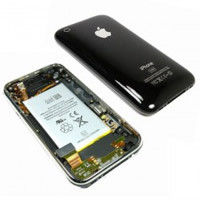 Couverture arrière originale d'alliage d'aluminium du logement de rechange d'Iphone pour Iphone 2G