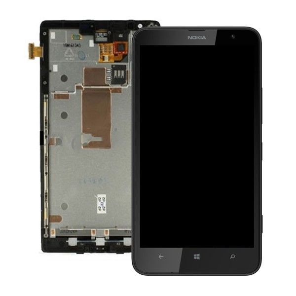 Couleur noire écran d'affichage à cristaux liquides de Nokia de 6 pouces pour le remplacement 1320 d'Assemblée d'affichage à cristaux liquides de Nokia