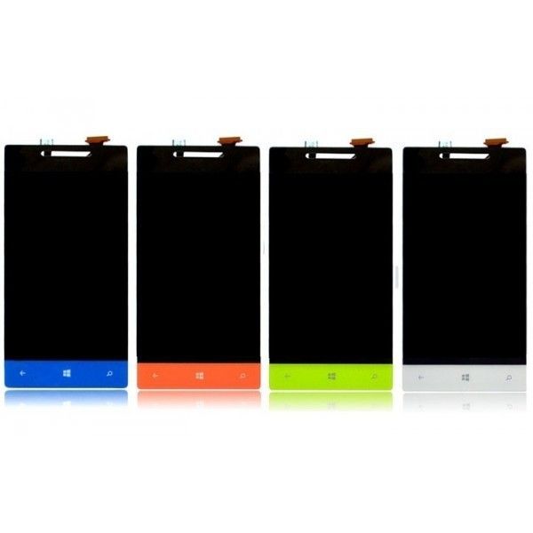 Convertisseur analogique-numérique d'écran tactile d'affichage à cristaux liquides de pouce HTC 8S de l'original 4 dans l'orange, verte